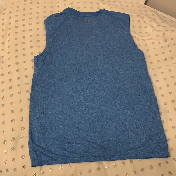 Layer 8 Performance Muscle Top Blue, M Long - Picture 2 of 4